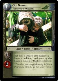 lotr tcg realms of the elf lords foils old noakes purveyor of wisdoms foil
