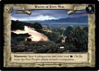 lotr tcg realms of the elf lords foils wastes of emyn muil foil