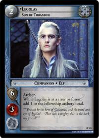 lotr tcg realms of the elf lords legolas son of thranduil