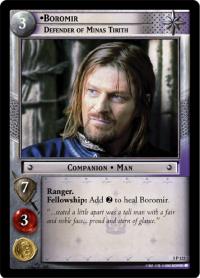 lotr tcg realms of the elf lords boromir defender of minas tirith