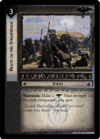 lotr tcg the two towers foils death to the strawheads foil