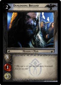 lotr tcg the two towers foils dunlending brigand foil