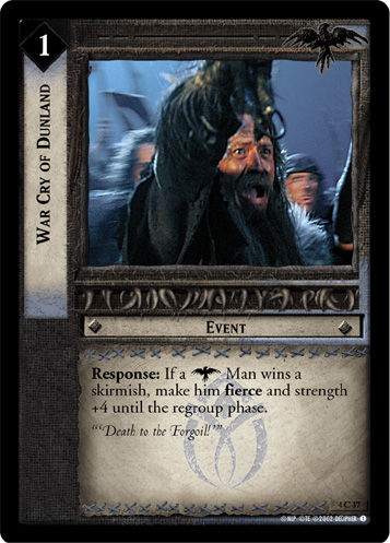 War Cry of Dunland (FOIL)