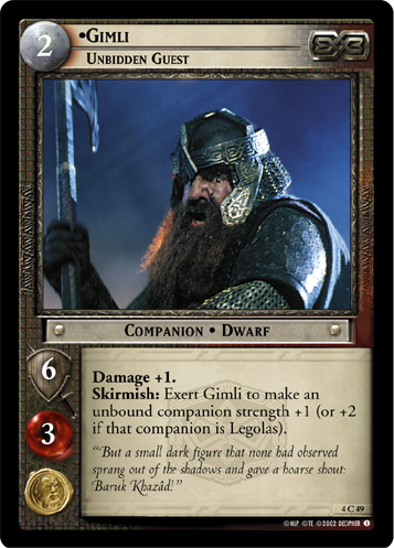 Gimli, Unbidden Guest (FOIL)