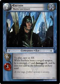 lotr tcg the two towers foils erethon naith lieutenant foil