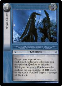 lotr tcg the two towers foils final count foil