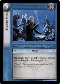 lotr tcg the two towers foils flashing steel foil