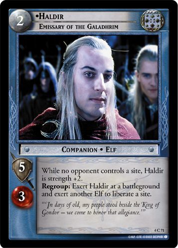 Haldir, Emissary of the Galadhrim (FOIL)