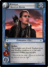 lotr tcg the two towers legolas dauntless hunter