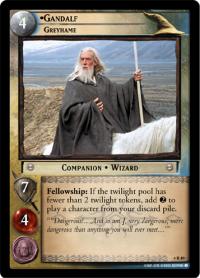 lotr tcg the two towers foils gandalf greyhame foil