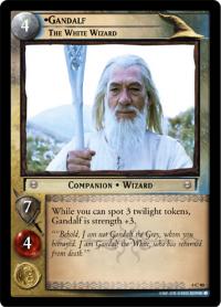 lotr tcg the two towers foils gandalf the white wizard foil