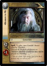 lotr tcg the two towers hearken to me