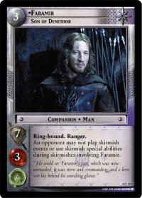 lotr tcg the two towers foils faramir son of denethor foil