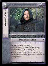 lotr tcg the two towers foils faramir s cloak foil