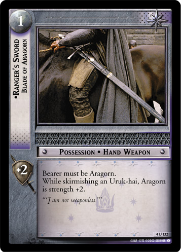 Ranger's Sword, Blade of Aragorn (FOIL)