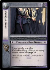 lotr tcg the two towers foils sword of gondor foil