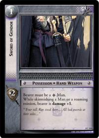 lotr tcg the two towers foils sword of gondor foil