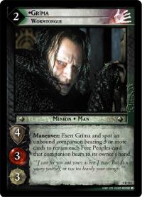 lotr tcg the two towers grima wormtongue