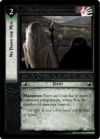 lotr tcg the two towers no dawn for men