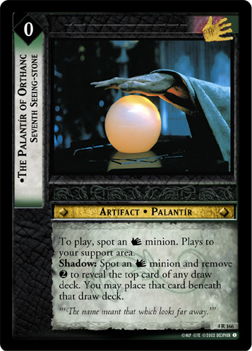 The Palantir of Orthanc, Seventh Seeing-stone