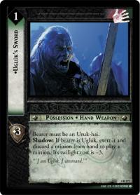 lotr tcg the two towers ugluk s sword