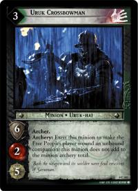 lotr tcg the two towers foils uruk crossbowman foil