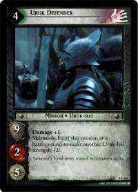 lotr tcg the two towers foils uruk defender foil