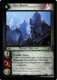 lotr tcg the two towers foils uruk hunter foil