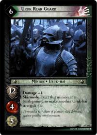 lotr tcg the two towers foils uruk rear guard foil