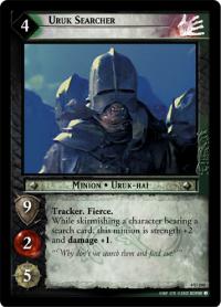 lotr tcg the two towers foils uruk searcher foil