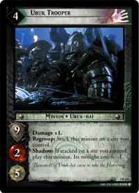 lotr tcg the two towers foils uruk trooper foil