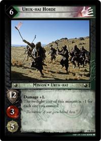 lotr tcg the two towers uruk hai horde