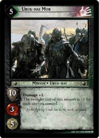 lotr tcg the two towers foils uruk hai mob foil