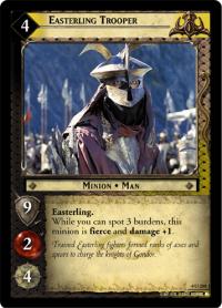 lotr tcg the two towers foils easterling trooper foil