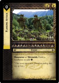 lotr tcg the two towers foils flanking attack foil
