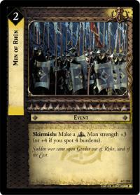 lotr tcg the two towers foils men of rhun foil