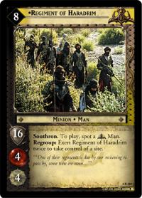 lotr tcg the two towers regiment of haradrim