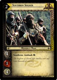 lotr tcg the two towers foils southron soldier foil