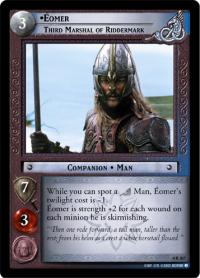 lotr tcg the two towers foils eomer third marshal of riddermark foil