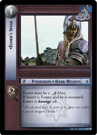 lotr tcg the two towers foils eomer s spear foil