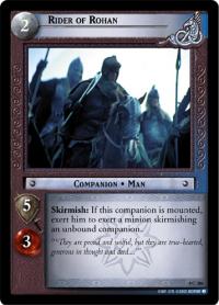 lotr tcg the two towers foils rider of rohan foil