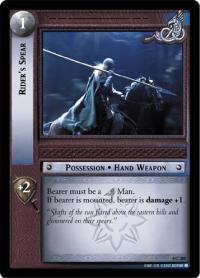 lotr tcg the two towers foils rider s spear foil