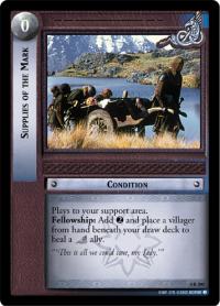 lotr tcg the two towers supplies of the mark