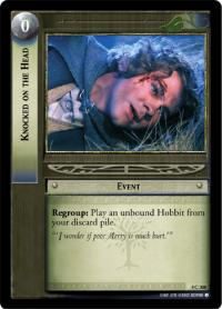 lotr tcg the two towers foils knocked on the head foil