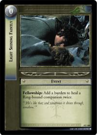 lotr tcg the two towers foils light shining faintly foil