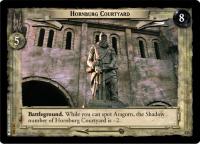 lotr tcg the two towers foils hornburg courtyard foil