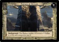 lotr tcg the two towers foils fortress of orthanc foil