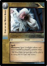 lotr tcg battle of helms deep foils fury of the white rider foil