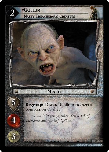 Gollum, Nasty Treacherous Creature (FOIL)