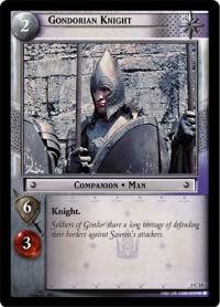 lotr tcg battle of helms deep foils gondorian knight foil